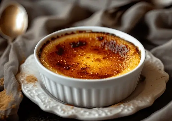 Crème brûlée à la vanille